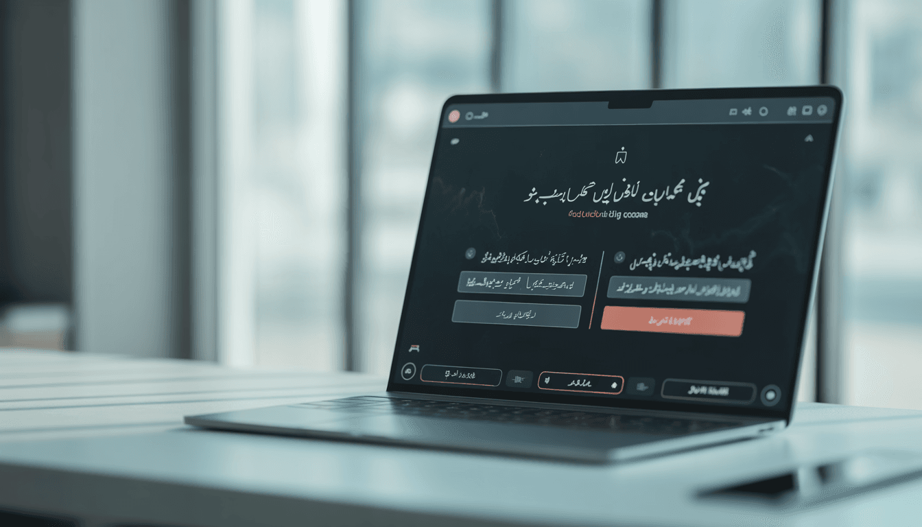 Qalb Urdu AI Model UI Screenshot - Pakistan Tech 2026