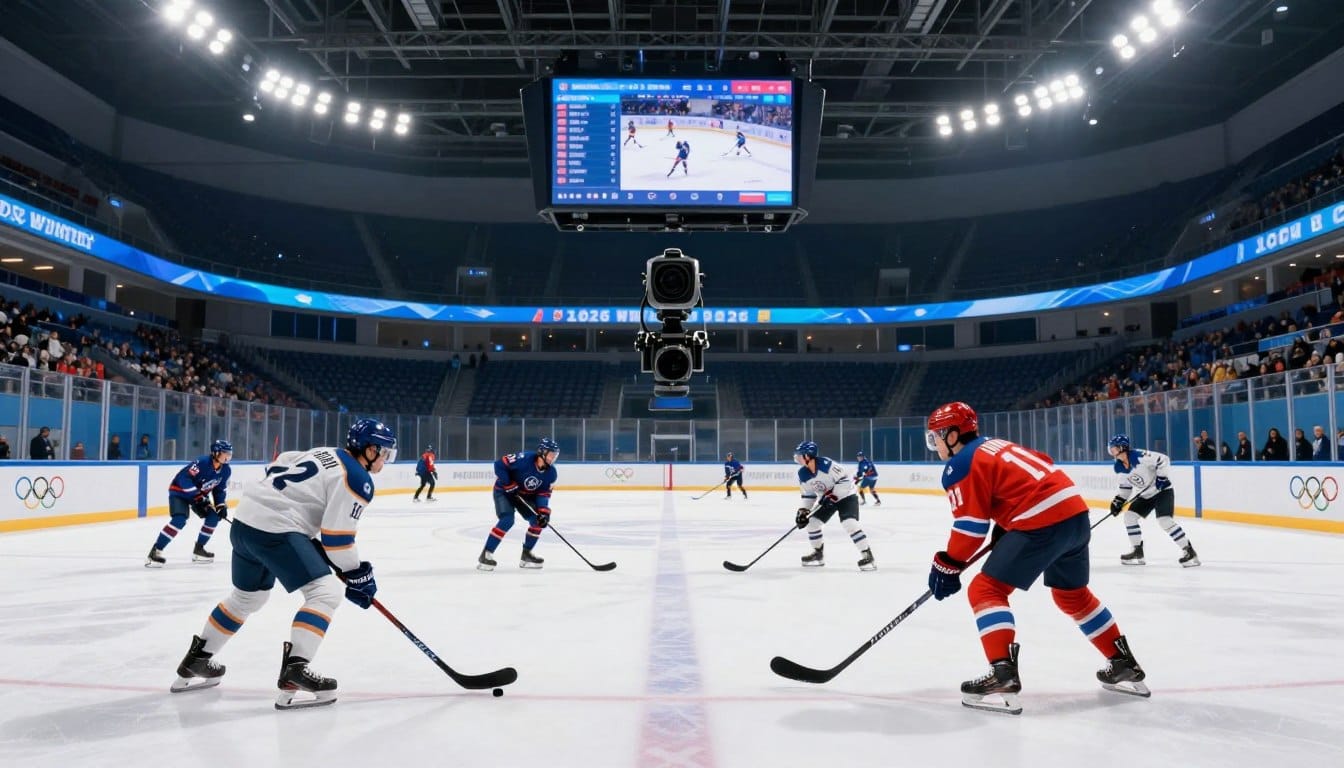 AI in Olympic Ice Hockey | 2026 Winter Olympics will feature AI-powered replays and real-time data analysis. These will make the game more immersive and insightful.