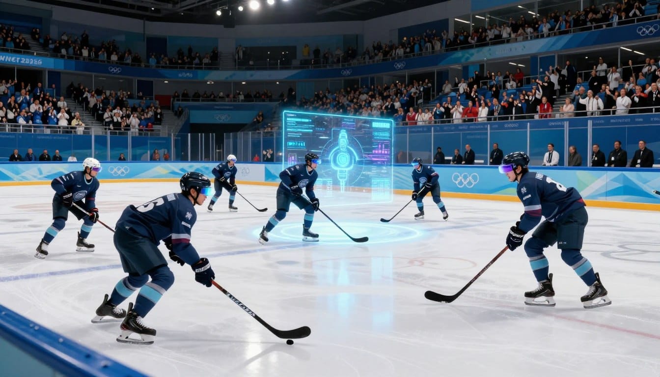 AI in Olympic Ice Hockey | 2026 Winter Olympics will feature AI-powered replays and real-time data analysis. These will make the game more immersive and insightful.