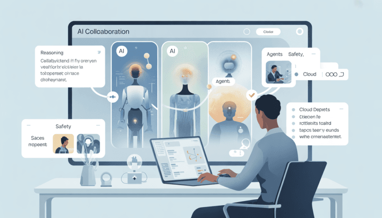 Claude Opus 4.6 AI model showing collaborative agent teams, advanced reasoning, and safe enterprise workflows
